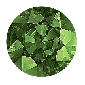 Shane Co. Round Green Natural Sapphire, Green Sapphire Multicolor