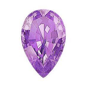 Shane Co. Pear Natural, Amethyst Multicolor