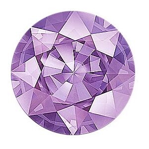 Shane Co. Round Natural, Amethyst Multicolor