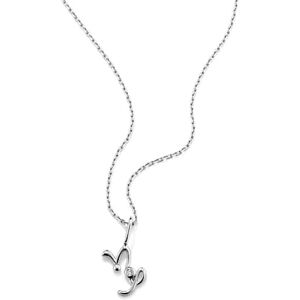 Shane Co. Capricorn Sign Diamond Pendant Necklace, White Gold, 18 - 19 White