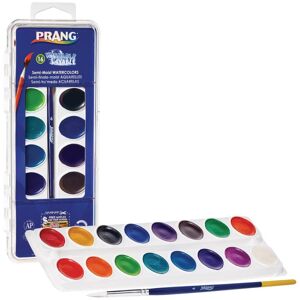 Prang - Semi-Moist Washable Watercolor Set 16 Assorted Colors Prang - Semi-Moist Washable Watercolor Set 16 Assorted Colors