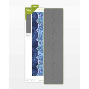 AccuQuilt - GO! Scallop Border Die, Fabric Cutting Die for Quilting Applique Edges & Decorative Borders - Multicolor AccuQuilt - GO! Scallop Border Die, Fabric Cutting Die for Quilting Applique Edges & Decorative Borders - Multicolor
