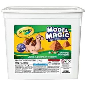 Crayola - Model Magic Modeling Material, 4 Pouches/Container - Assorted Colors Crayola - Model Magic Modeling Material, 4 Pouches/Container - Assorted Colors