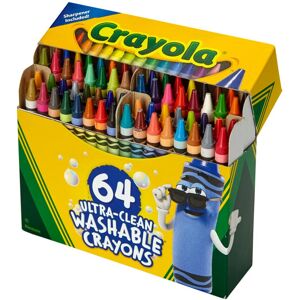 Crayola - Ultra-Clean Washable Crayons, Regular Size, Pack of 64 Crayola - Ultra-Clean Washable Crayons, Regular Size, Pack of 64