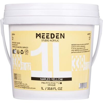 Meeden - ACRYLIC PAINT-NAPLES YELLOW Meeden - ACRYLIC PAINT-NAPLES YELLOW