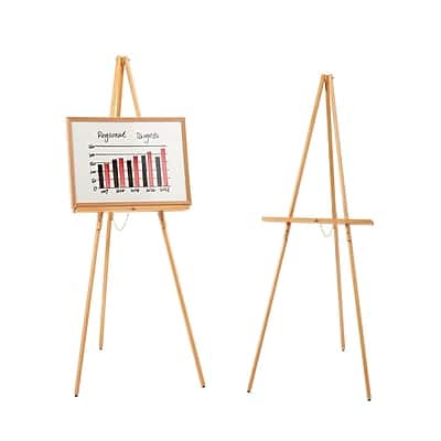 Staples - Display Easel, 60", Hardwood - Natural Pine Staples - Display Easel, 60", Hardwood - Natural Pine