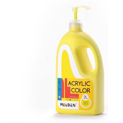Meeden - LEMON YELLOW ACRYLIC PAINT Meeden - LEMON YELLOW ACRYLIC PAINT