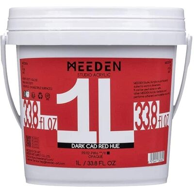 Meeden - ACRYLIC PAINT-DARK CAD RED HUE Meeden - ACRYLIC PAINT-DARK CAD RED HUE