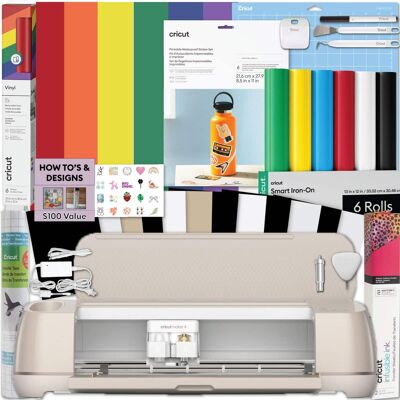 Cricut - Maker 4 Smart Cutting Machine Ultimate Sticker Making Bundle Cricut - Maker 4 Smart Cutting Machine Ultimate Sticker Making Bundle
