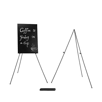 Staples - Display Easel, 58" Metal - Black Staples - Display Easel, 58" Metal - Black