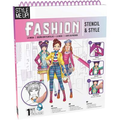 Spice Box - Art Kit - Fashion Stencil & Style Spice Box - Art Kit - Fashion Stencil & Style