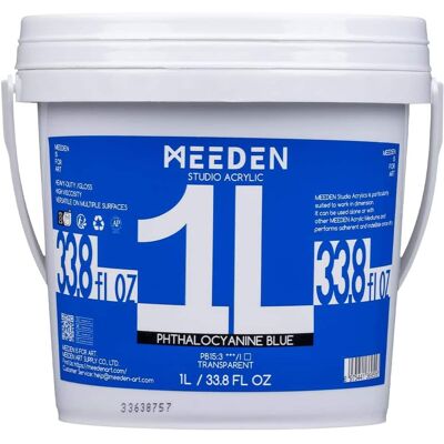 Meeden - PHTHALOCYANINE BLUE ACRYLIC PAINT Meeden - PHTHALOCYANINE BLUE ACRYLIC PAINT