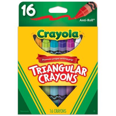 Crayola - Triangular Crayons, 16 Count Crayola - Triangular Crayons, 16 Count