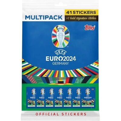 Topps - Topps: 2024 Match Attax Euros Sticker Multi Pack Topps - Topps: 2024 Match Attax Euros Sticker Multi Pack