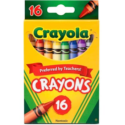 Crayola - Crayons, Regular Size, 16 Colors Crayola - Crayons, Regular Size, 16 Colors
