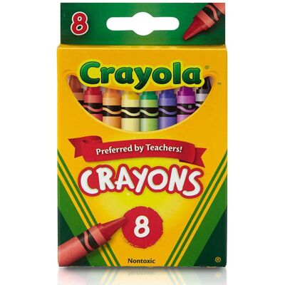 Crayola - Crayons, Regular Size, 8 Colors Crayola - Crayons, Regular Size, 8 Colors