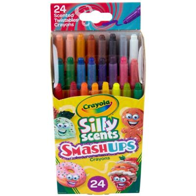 Crayola - Silly Scents™ Smash Ups Mini Twistables Scented Crayons, 24 Count Crayola - Silly Scents™ Smash Ups Mini Twistables Scented Crayons, 24 Count