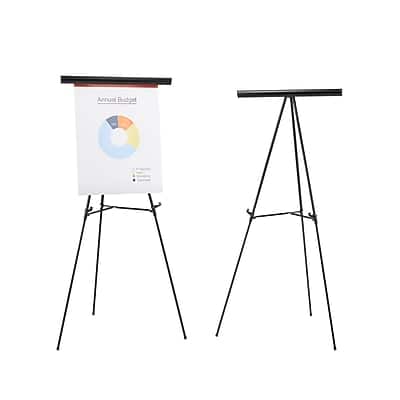 Staples - Tri-Lite Display Easel Steel - Black Staples - Tri-Lite Display Easel Steel - Black