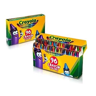 Crayola - Crayons, 96/Box - Assorted Colors Crayola - Crayons, 96/Box - Assorted Colors