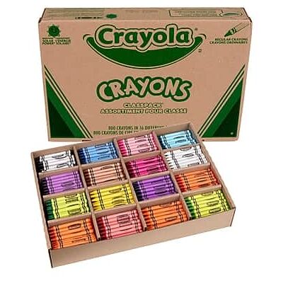 Crayola - Classpack Crayons, 800/Box - Assorted Crayola - Classpack Crayons, 800/Box - Assorted
