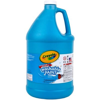 Crayola - Washable Paint Turquoise Gallon Crayola - Washable Paint Turquoise Gallon