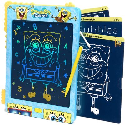 JitteryGit - SPONGEBOB SQUAREPANTS LCD DOODLE WRITING TABLET - Lagoon Blue JitteryGit - SPONGEBOB SQUAREPANTS LCD DOODLE WRITING TABLET - Lagoon Blue