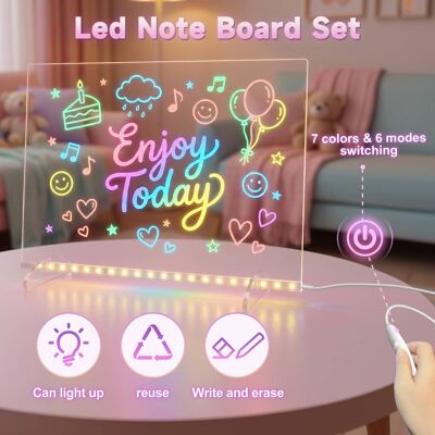 Solorage LED Drawing Board 7.9×11.9 Inches Solorage LED Drawing Board 7.9×11.9 Inches