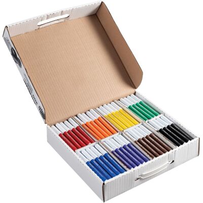 Prang - Washable Art Marker Masterpack 8 Colors 200 Per Box - Multi Prang - Washable Art Marker Masterpack 8 Colors 200 Per Box - Multi