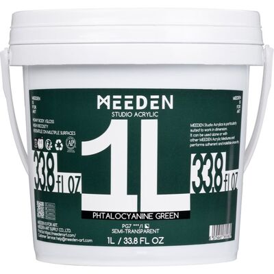 Meeden - PHTALOCYANINE GREEN ACRYLIC PAINT Meeden - PHTALOCYANINE GREEN ACRYLIC PAINT