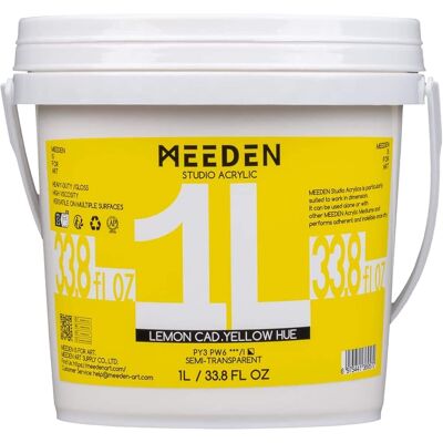 Meeden - LEMON YELLOW HUE ACRYLIC PAINT Meeden - LEMON YELLOW HUE ACRYLIC PAINT