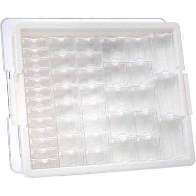Elizabeth Ward Bead Storage Solutions 45 Piece Assorted Craft Supplies Organizer - Clear Elizabeth Ward Bead Storage Solutions 45 Piece Assorted Craft Supplies Organizer - Clear