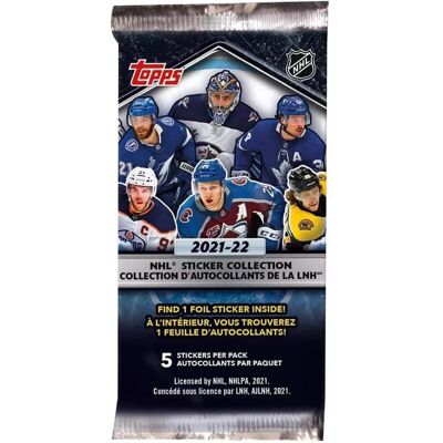 2021-22 Topps NHL Sticker Collection Box 50 Pack Box 2021-22 Topps NHL Sticker Collection Box 50 Pack Box