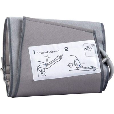 Small D-Ring Cuff for Select Omron Blood Pressure Monitors - Gray Small D-Ring Cuff for Select Omron Blood Pressure Monitors - Gray