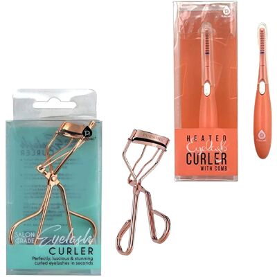 Pursonic - Salon Grade Eyelash Curler & Heated Eyelash Curler With Comb Bundle - Multicolor Pursonic - Salon Grade Eyelash Curler & Heated Eyelash Curler With Comb Bundle - Multicolor