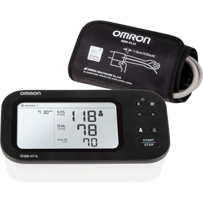 Omron - 7 Series Upper Arm Blood Pressure Monitor - Black Omron - 7 Series Upper Arm Blood Pressure Monitor - Black