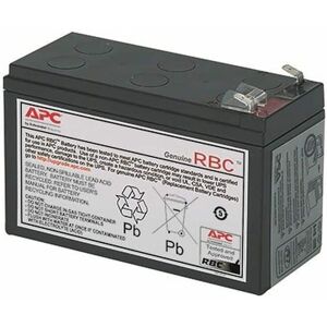 APC - Replacement Battery Cartridge for Back-UPS, 12V 6.5Ah lead-acid battery, 2-year repair or replace warranty - Lead - Black APC - Replacement Battery Cartridge for Back-UPS, 12V 6.5Ah lead-acid battery, 2-year repair or replace warranty - Lead - Black