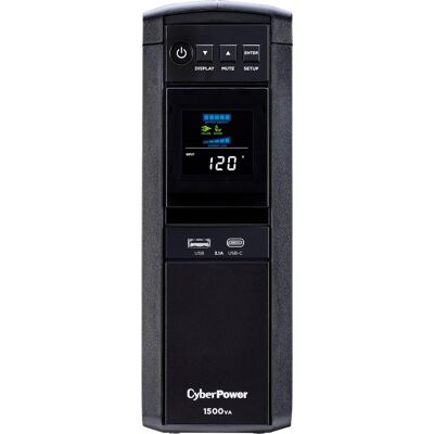 CyberPower - 1500VA Sine Wave Battery Back-Up System - Black CyberPower - 1500VA Sine Wave Battery Back-Up System - Black