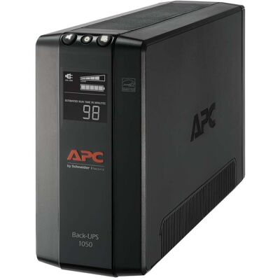 APC - UPS Battery Backup Pro, 1050VA/600W, Tower, 8 Outlets, LCD Display - Black APC - UPS Battery Backup Pro, 1050VA/600W, Tower, 8 Outlets, LCD Display - Black