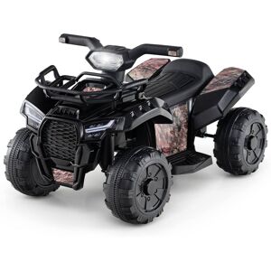 Gymax - 6V Electric Children Toy Car w/Music & Story Function USB Front Storage Basket - Black Gymax - 6V Electric Children Toy Car w/Music & Story Function USB Front Storage Basket - Black