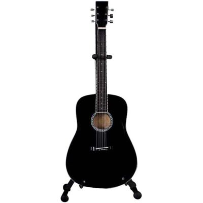Axe Heaven - Classic Dreadnought Black 10 Inch Miniature Acoustic Guitar Replcica - COLLECTIBLES - Multicolor Axe Heaven - Classic Dreadnought Black 10 Inch Miniature Acoustic Guitar Replcica - COLLECTIBLES - Multicolor