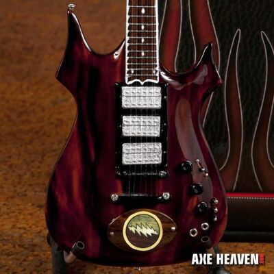 Axe Heaven - Jerry Garcia - Jerry Garcia Lightning Bolt 10 Inch Miniature Guitar Officially Licensed - COLLECTIBLES - Multicolor Axe Heaven - Jerry Garcia - Jerry Garcia Lightning Bolt 10 Inch Miniature Guitar Officially Licensed - COLLECTIBLES - Multicolor