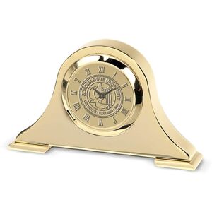 Jardine - Sonoma State Seawolves Napoleon Desk Clock - Gold Jardine - Sonoma State Seawolves Napoleon Desk Clock - Gold