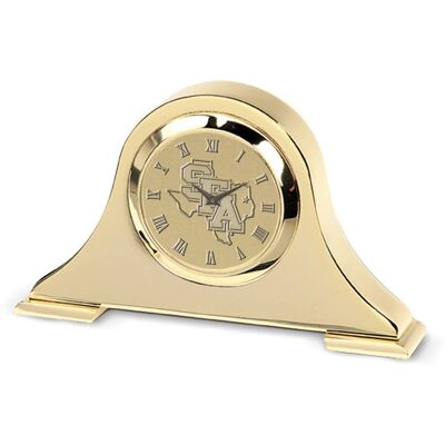 Jardine - Stephen F Austin Lumberjacks Napoleon Desk Clock - Gold Jardine - Stephen F Austin Lumberjacks Napoleon Desk Clock - Gold