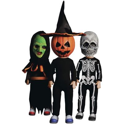 Mezco Toyz - LDD Presents Halloween III Season of the Witch Trick-or-Treaters Boxed Set - Orange Mezco Toyz - LDD Presents Halloween III Season of the Witch Trick-or-Treaters Boxed Set - Orange