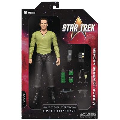 PopMarket - The Nacelle Company - Star Trek: Enterprise - Mirror Universe Archer Action Figure - COLLECTIBLES - Multicolor PopMarket - The Nacelle Company - Star Trek: Enterprise - Mirror Universe Archer Action Figure - COLLECTIBLES - Multicolor