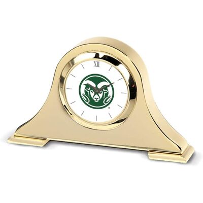 Jardine - Colorado State Rams Napoleon Desk Clock - Gold Jardine - Colorado State Rams Napoleon Desk Clock - Gold