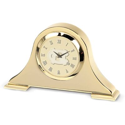 Jardine - North Carolina Tar Heels Napoleon Desk Clock - Gold Jardine - North Carolina Tar Heels Napoleon Desk Clock - Gold