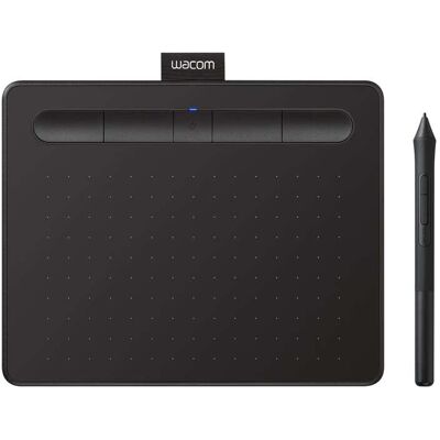 Wacom - Intuos Small Bluetooth Graphics Drawing Tablet, Includes Training & Software; Works w/ Chromebook Mac Android & Windows - Black Wacom - Intuos Small Bluetooth Graphics Drawing Tablet, Includes Training & Software; Works w/ Chromebook Mac Android & Windows - Black