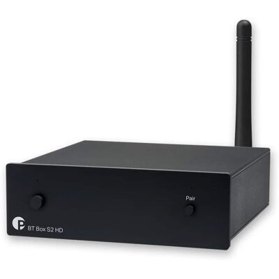 Pro-Ject - BT Box S2 HD Bluetooth Receiver - Black Pro-Ject - BT Box S2 HD Bluetooth Receiver - Black
