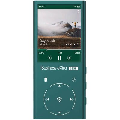 Samvix - iBusiness eXtra 16GB Kosher MP3 Player with Dual Micro SD Slots (Green) Samvix - iBusiness eXtra 16GB Kosher MP3 Player with Dual Micro SD Slots (Green)